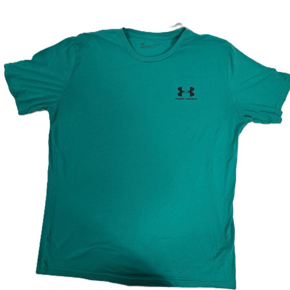 Men's Under Armour Logo Tee Green Size L